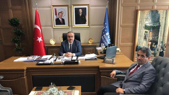 Müdürümüz Muhammet ASİL, Büyükşehir Belediyesi Genel Sekreteri Sayın İsmail YILMAZ´ı ziyaret etti